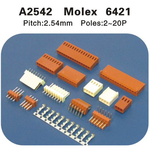  Molex/莫仕（shì） 6421 連接器 A2542 2.54MM